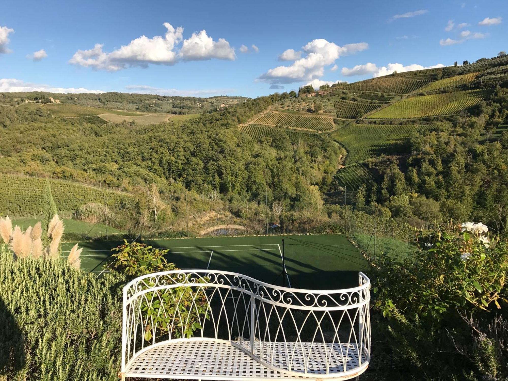 Villa Rignana Chianti Estate, Pool, Tennis,Cook Греве-ін-К'янті Екстер'єр фото
