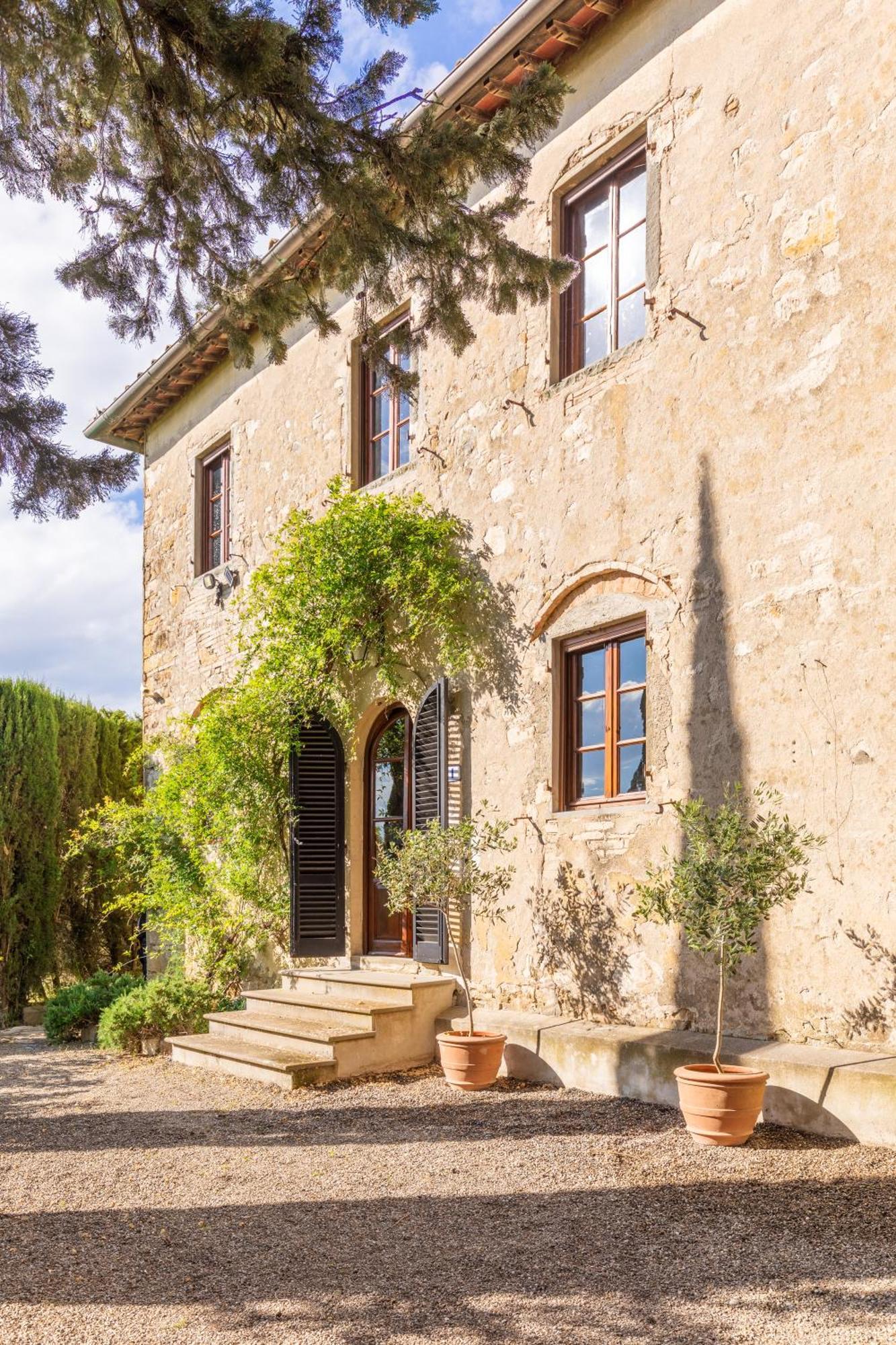 Villa Rignana Chianti Estate, Pool, Tennis,Cook Греве-ін-К'янті Екстер'єр фото