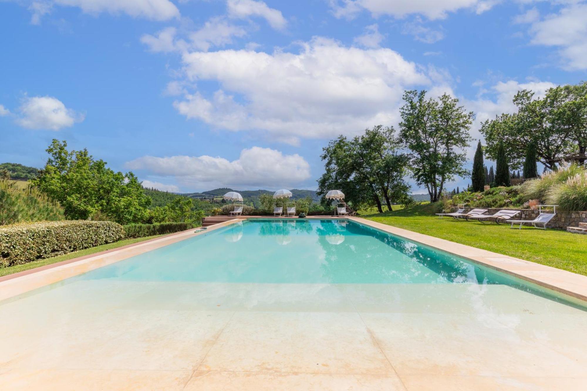 Villa Rignana Chianti Estate, Pool, Tennis,Cook Греве-ін-К'янті Екстер'єр фото