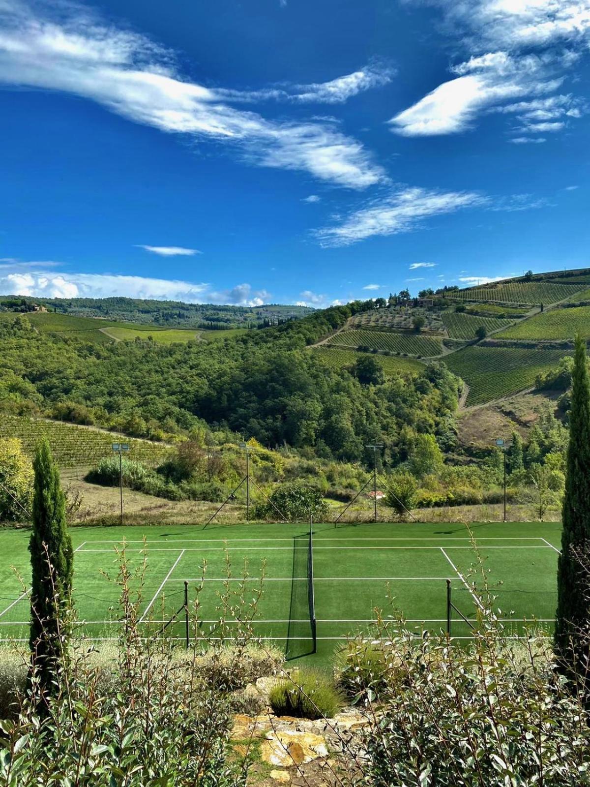 Villa Rignana Chianti Estate, Pool, Tennis,Cook Греве-ін-К'янті Екстер'єр фото